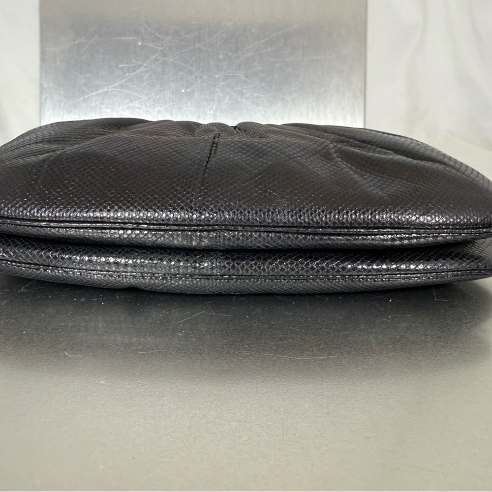 Vintage Judith Leiber snakeskin python Karung lea… - image 7